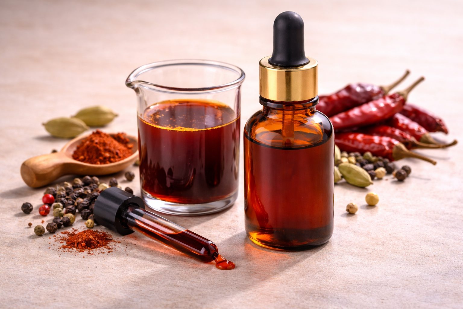 Oleoresins chilli pepper India